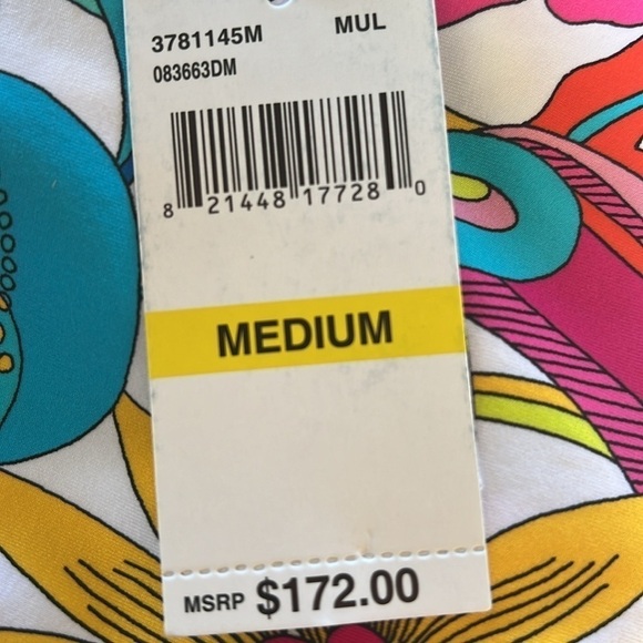 NWT Trina Turk Standard Fontaine Paddle/onepiece/rashguard/board swimming suit - Picture 3 of 8